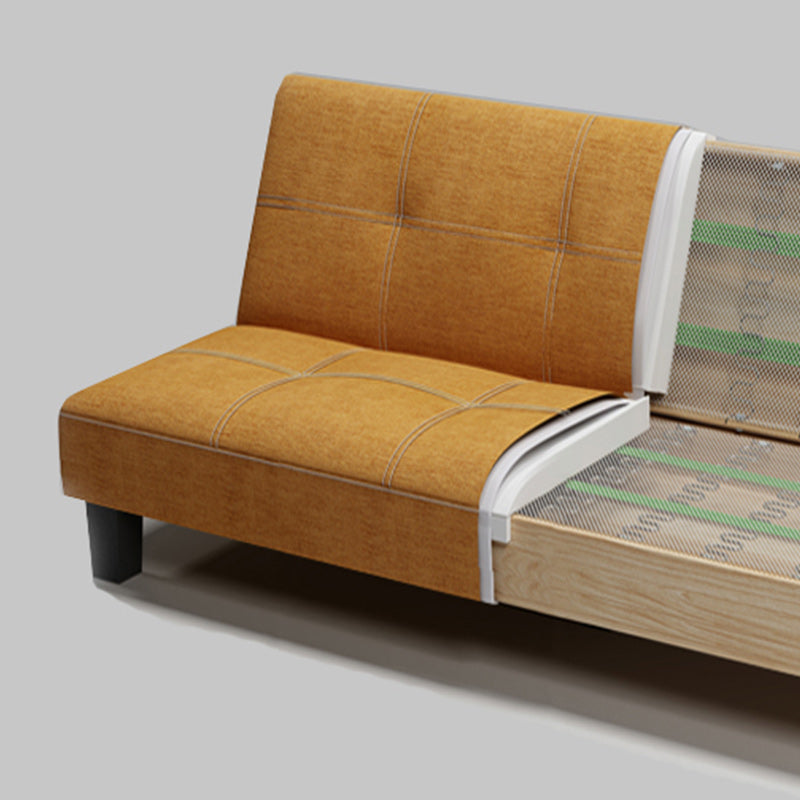 Armless Sofa 29.52 " D x 28.34" H Convertible Sofa for Living Room