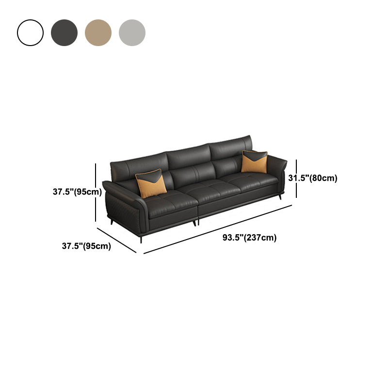 Armrest Buffering Backrest Sofa Bed Multicolor Choice Solid Wood Frame Black Sofa Leg Sofa