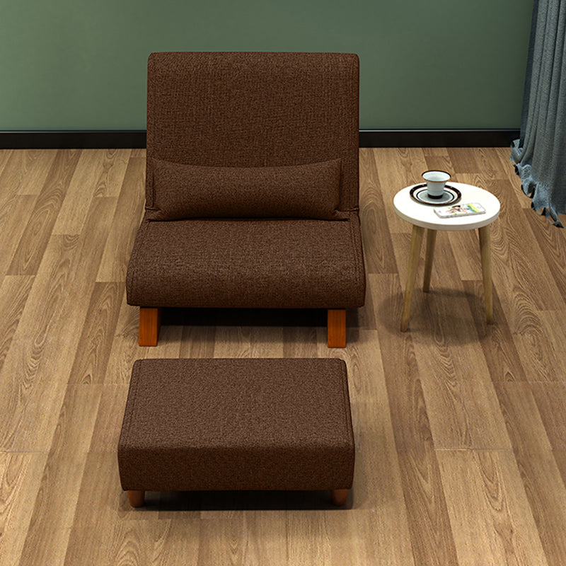 27.95"Wide * 26.37"Deep Cotton Blend Slipper Accent Chair with Tight Back