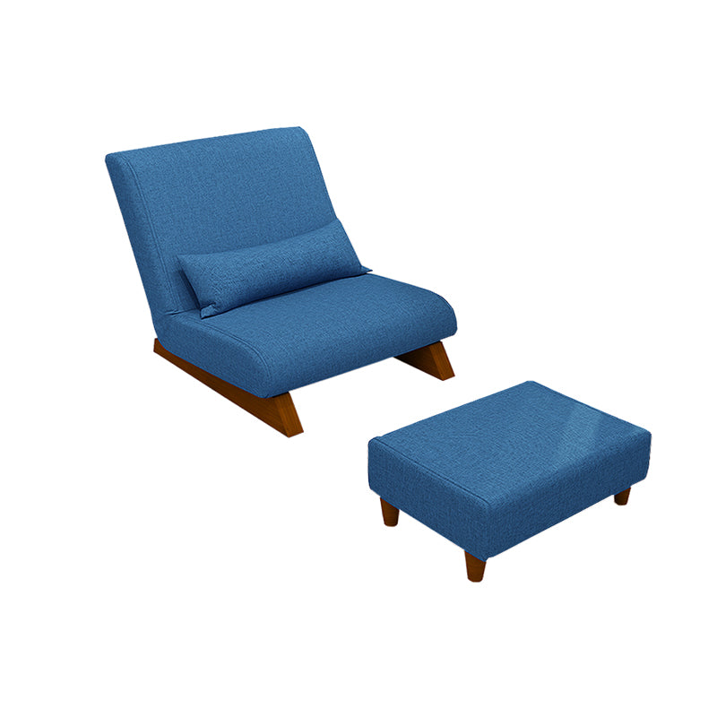 27.95"Wide * 26.37"Deep Cotton Blend Slipper Accent Chair with Tight Back