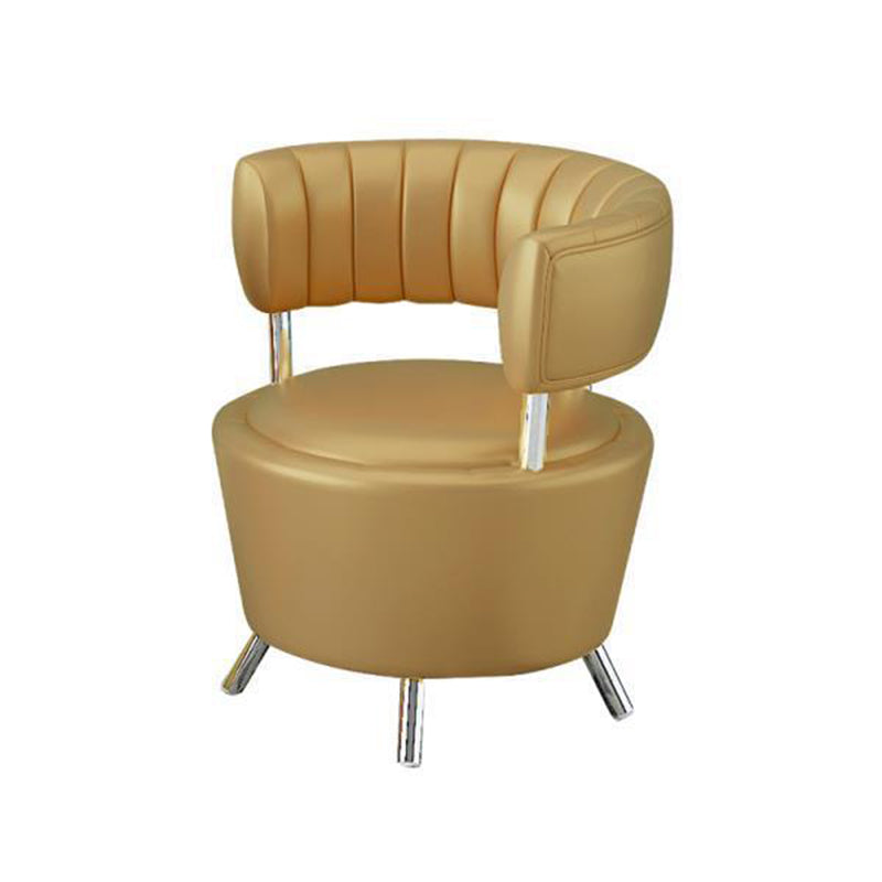 Faux Leather Chair 25.19" L x 23.22" W x 27.55" H Armless Chair