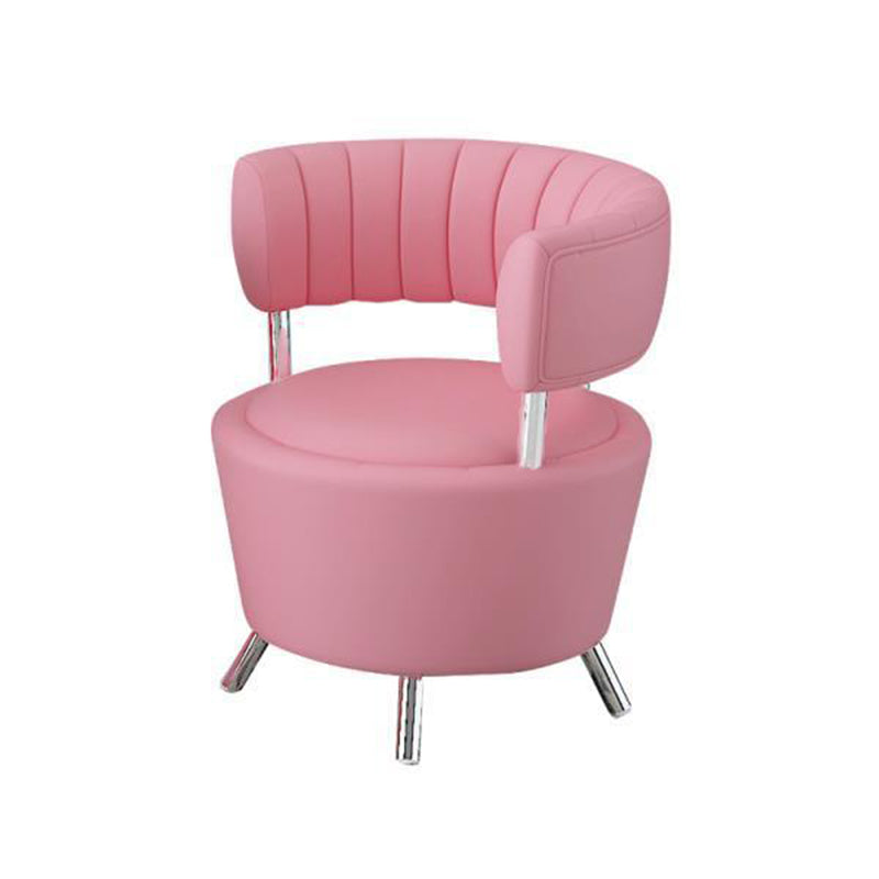 Faux Leather Chair 25.19" L x 23.22" W x 27.55" H Armless Chair