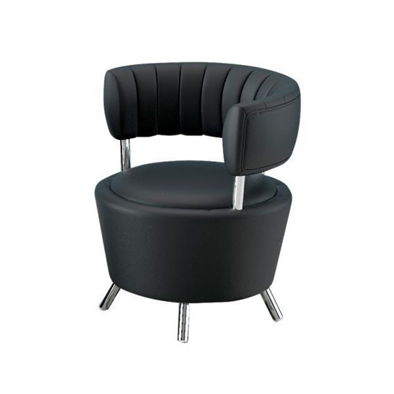 Faux Leather Chair 25.19" L x 23.22" W x 27.55" H Armless Chair