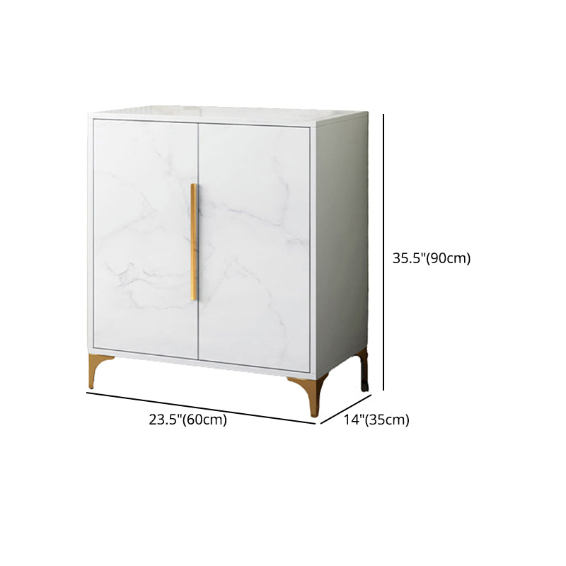 Bracket Legs Accent Cabinet with Drawers and Doors Cabinet for Living Room