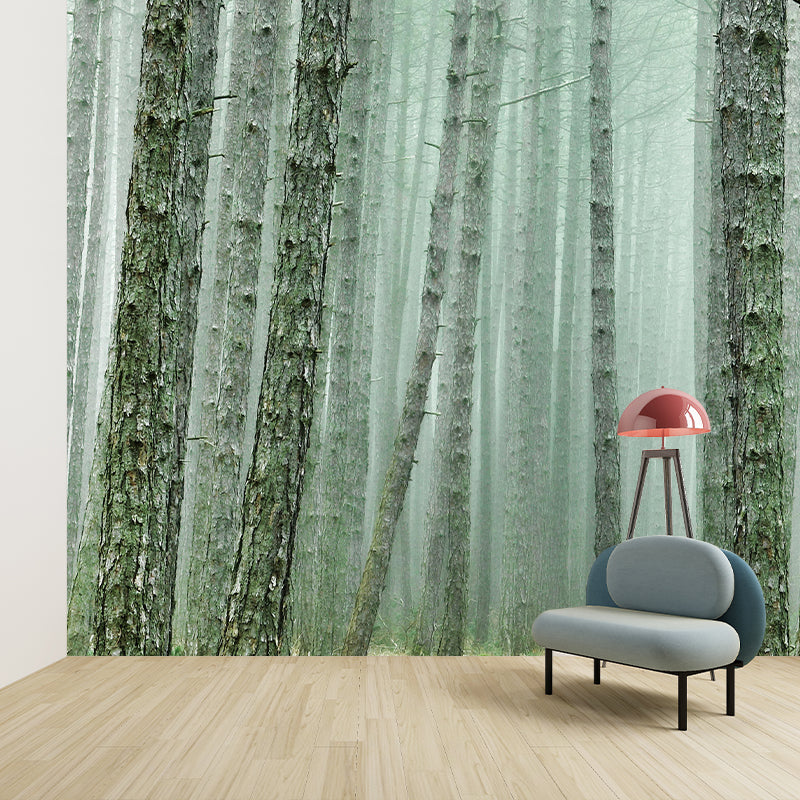 Environmental Wallpaper Forest Mildew Resistant Photography Wall Murals for Home