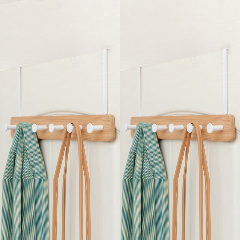 Contemporary Entryway Kit Wood Wall Mounted Hooks Included No Distressing Hall Stand