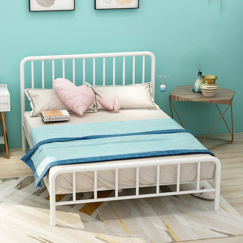 Contemporary Iron Open-Frame Bed 39.37" H Low Profile Bed Frame Set