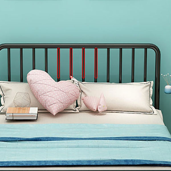 Contemporary Iron Open-Frame Bed 39.37" H Low Profile Bed Frame Set