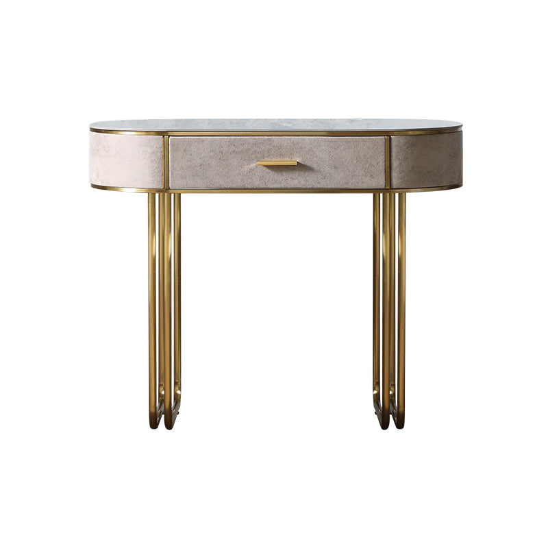 Wooden and Slate Makeup Vanity Desk Table Glam Makeup Vanity Desk