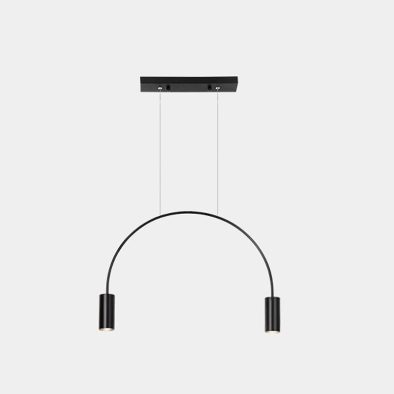 Aluminum 2 / 3 / 4 / 5 - Light Ceiling Light- Black / Gold Linear Kitchen Island Fixture