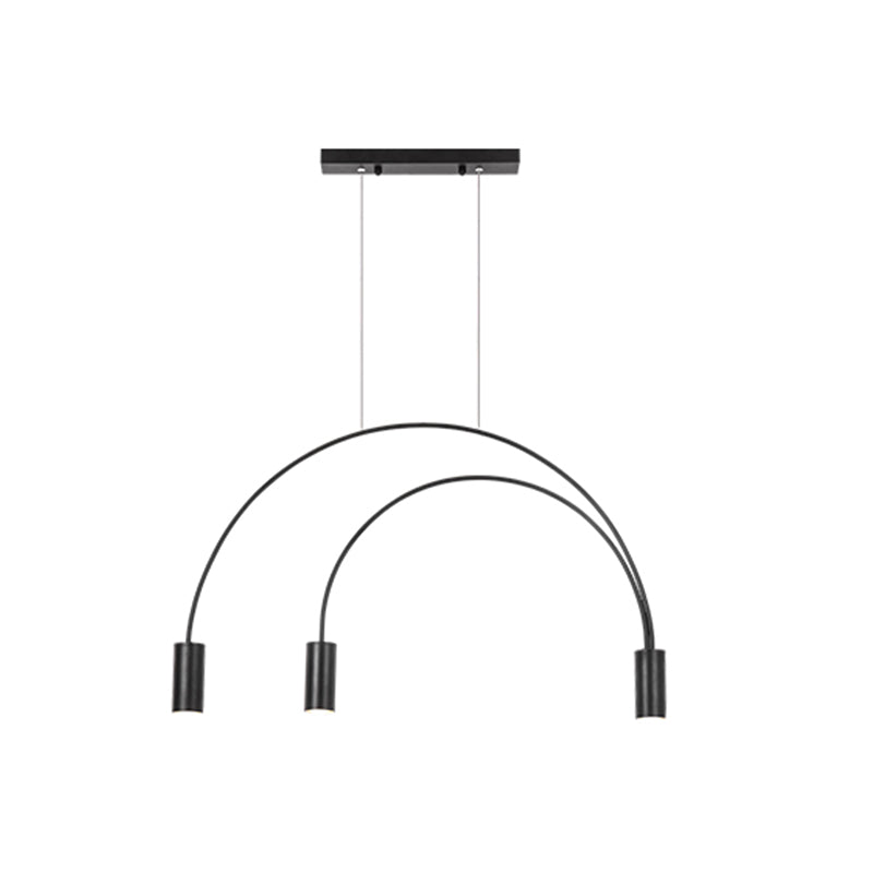 Aluminum 2 / 3 / 4 / 5 - Light Ceiling Light- Black / Gold Linear Kitchen Island Fixture