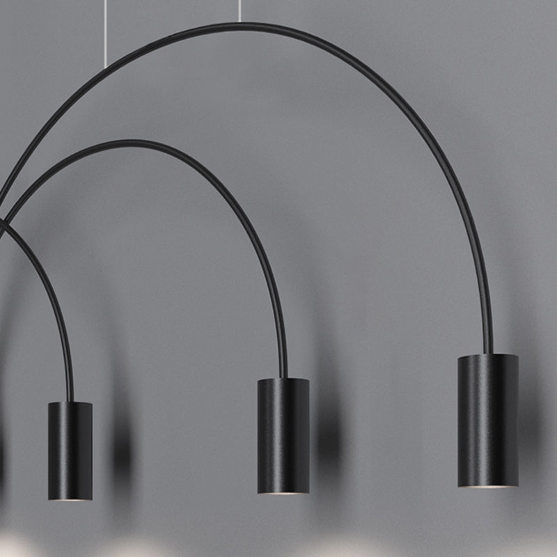 Aluminum 2 / 3 / 4 / 5 - Light Ceiling Light- Black / Gold Linear Kitchen Island Fixture