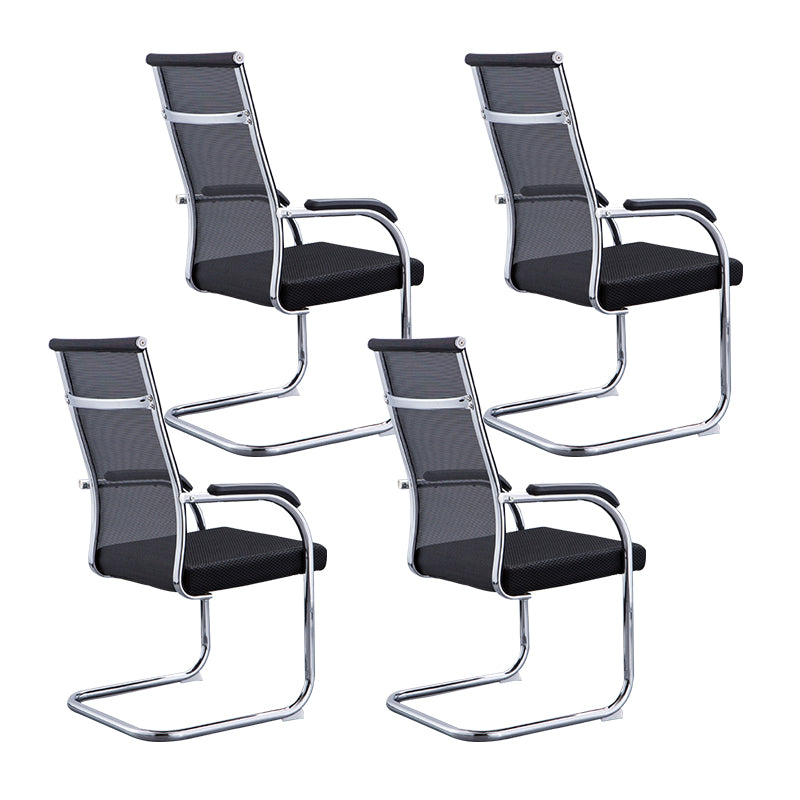 Medium/High Back Office Chair Fixed Arm Task Chair for Home Office