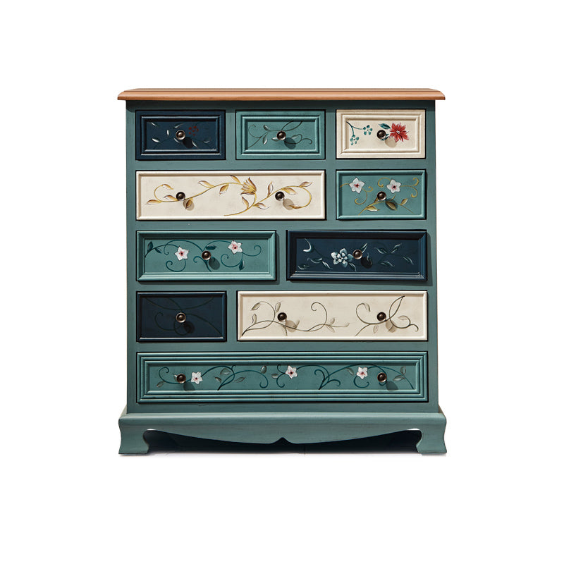 American Storage Chest Dresser Traditional Style Storage Chest with Solid Wood Drawer