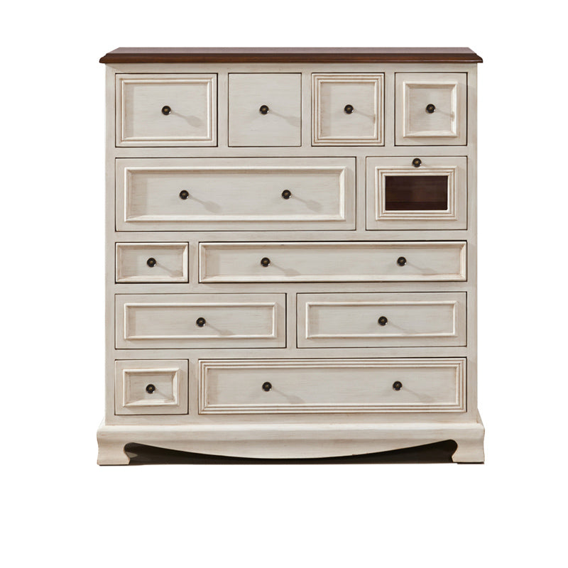 American Storage Chest Dresser Traditional Style Storage Chest with Solid Wood Drawer