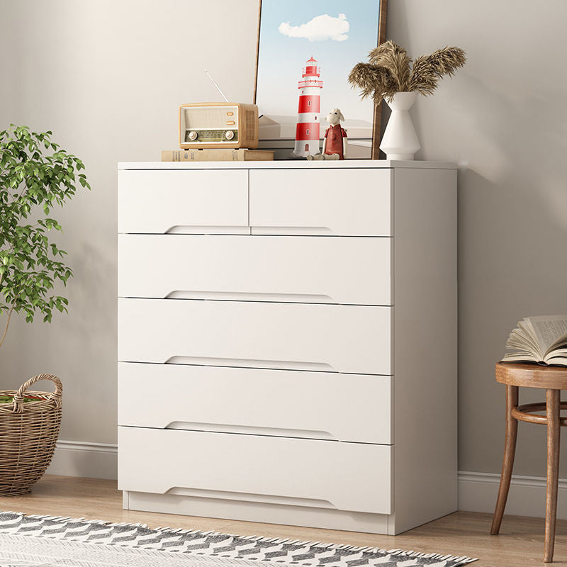 18" D Bedroom Wooden Storage Chest Dresser Modern Storage Chest with Drawers