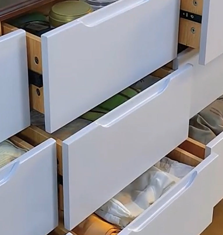 16" D Bedroom Wooden Storage Chest Dresser Modern Storage Chest in 3 Colors