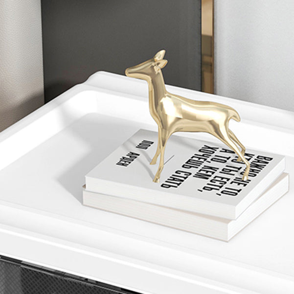 Plastic and Metal Bookshelf, Multi Tiers Contemporary Bookcase for Home Office