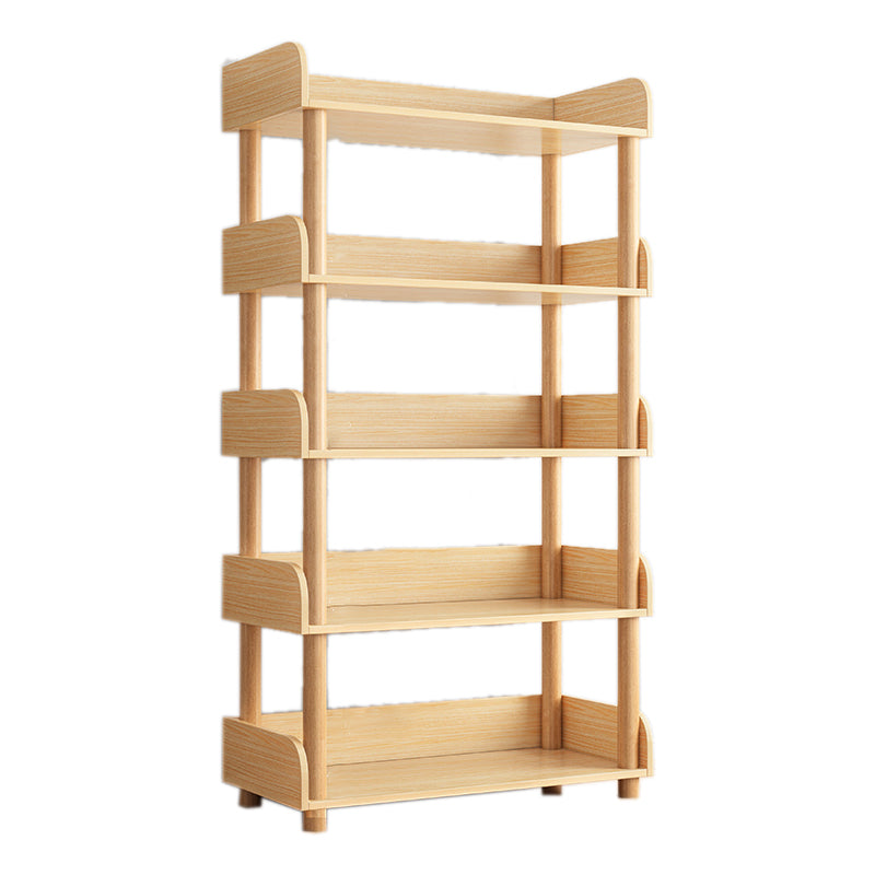 Open Wooden Bookcase Modern Minimalist Home Living Room Bookshelf