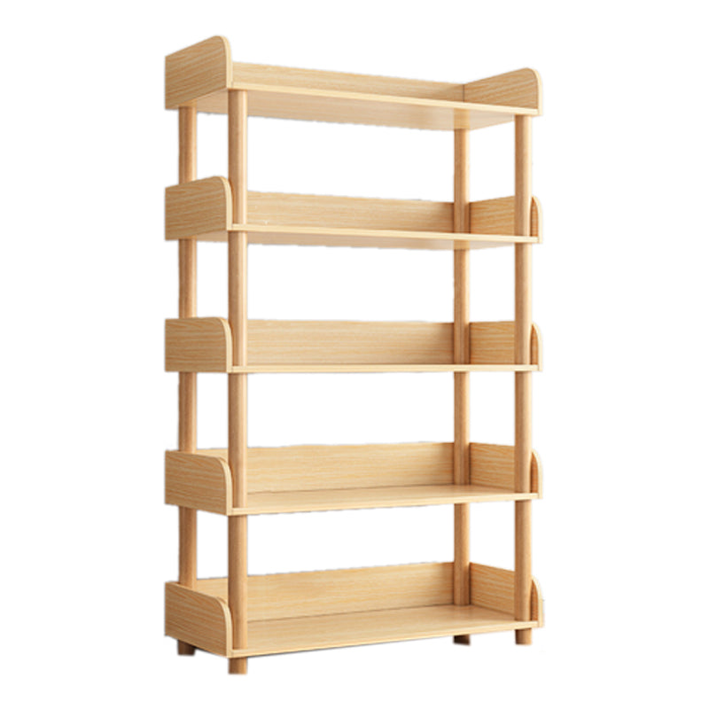 Open Wooden Bookcase Modern Minimalist Home Living Room Bookshelf