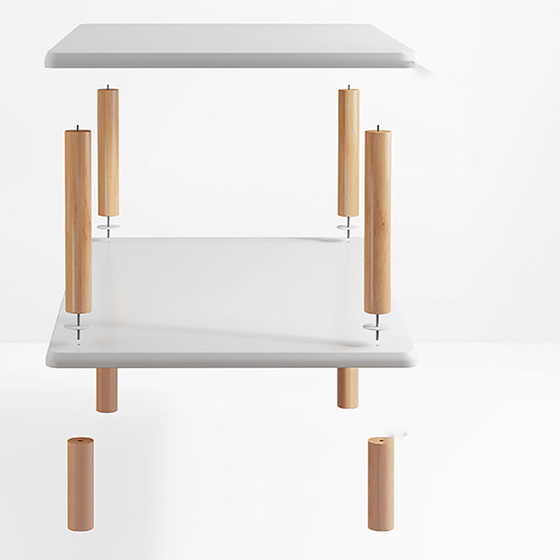 Open Wooden Bookcase Modern Minimalist Home Living Room Bookshelf