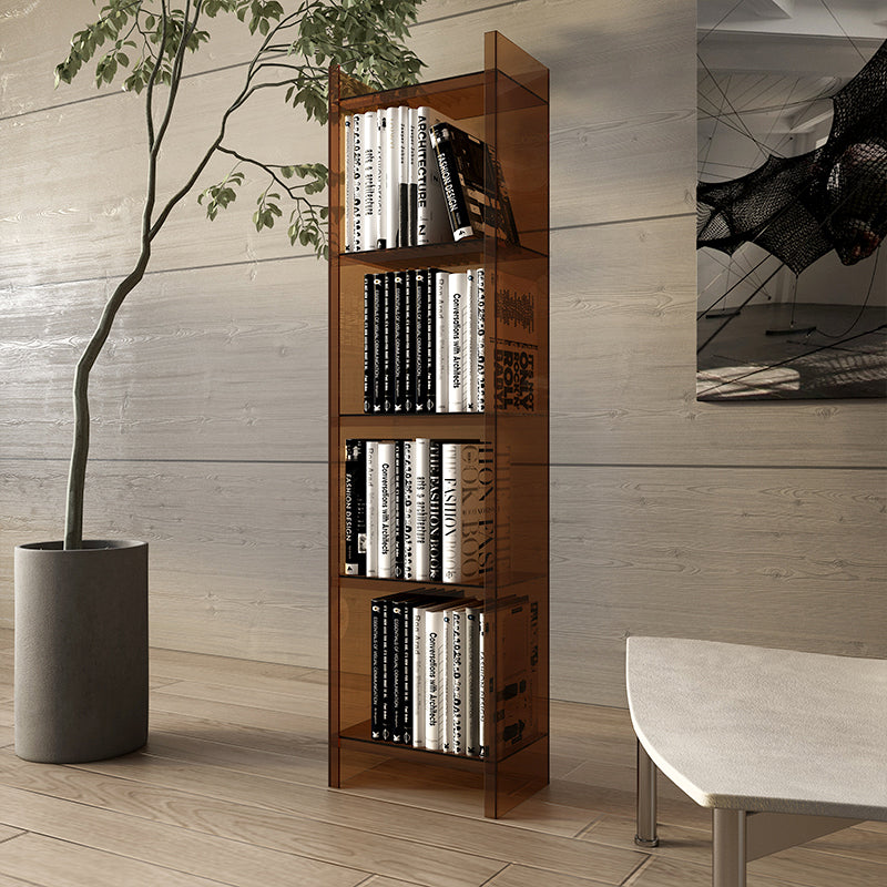 Scandinavian Home Office Bookshelf Acrylic Closed Back Bookcase