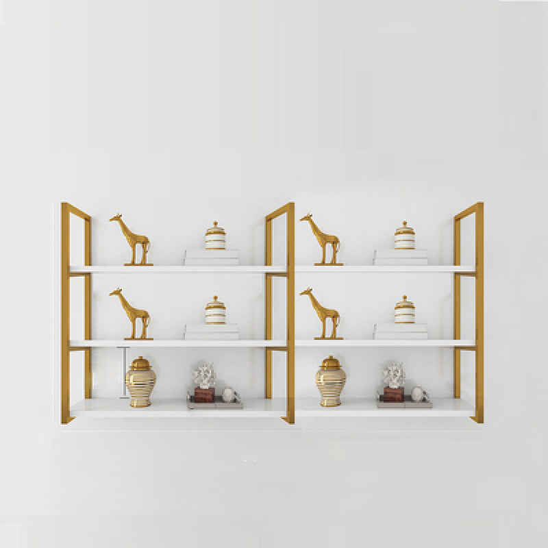 Rectangle Wooden Shelf Bookcase Wall Mounted Industrial Home Office Bookshelf