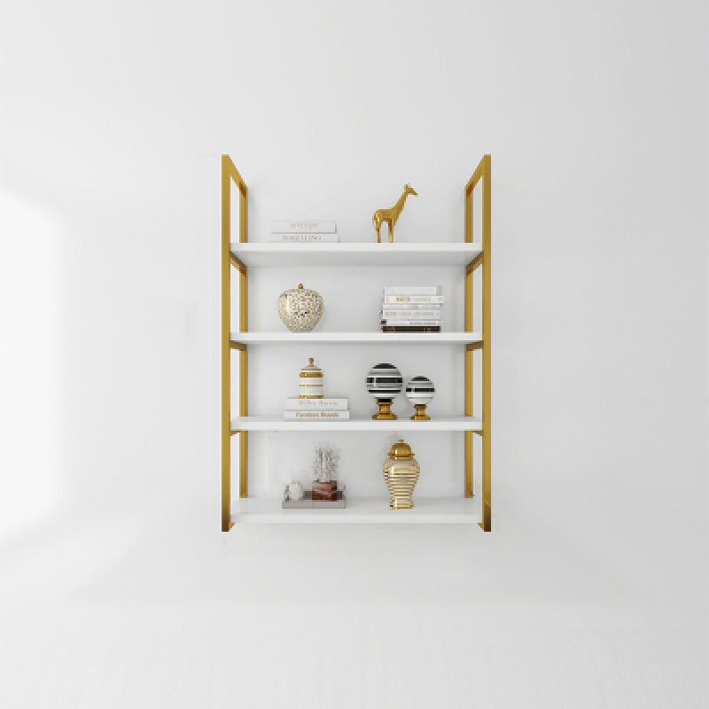 Rectangle Wooden Shelf Bookcase Wall Mounted Industrial Home Office Bookshelf