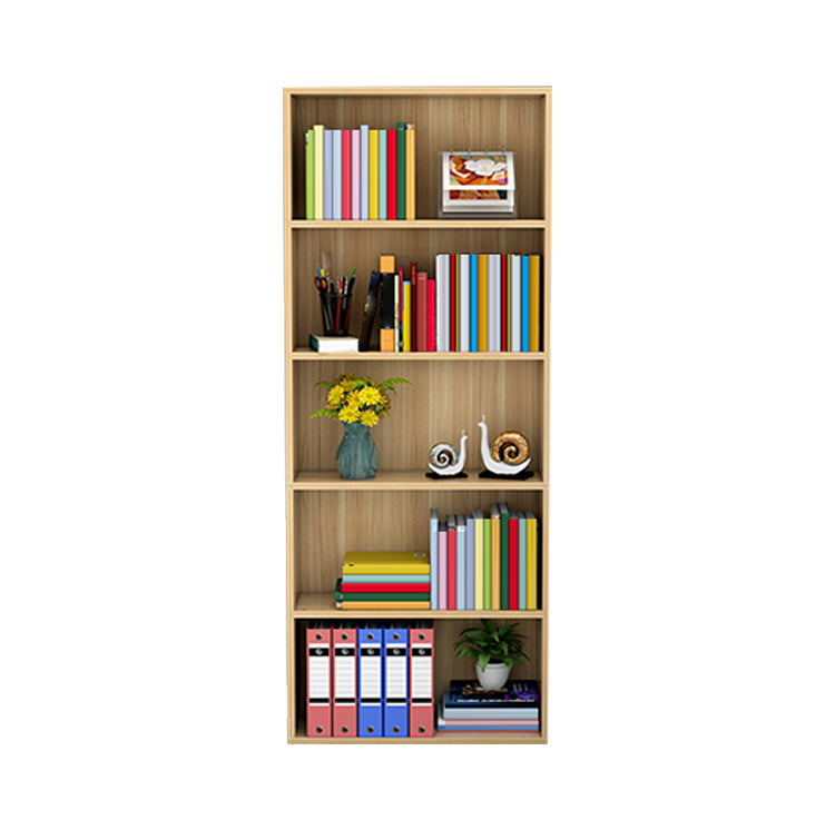 Closed Back Standard Storage Bookcase Nordic Wooden Bookshelf