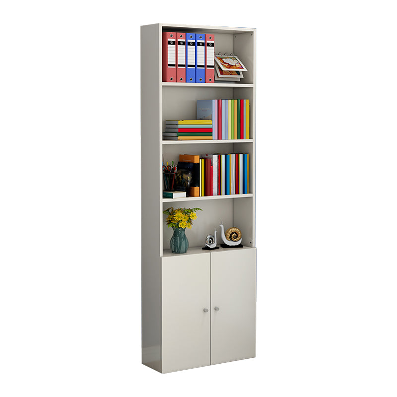 Closed Back Standard Storage Bookcase Nordic Wooden Bookshelf