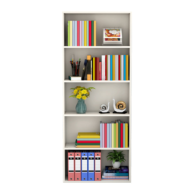 Closed Back Standard Storage Bookcase Nordic Wooden Bookshelf