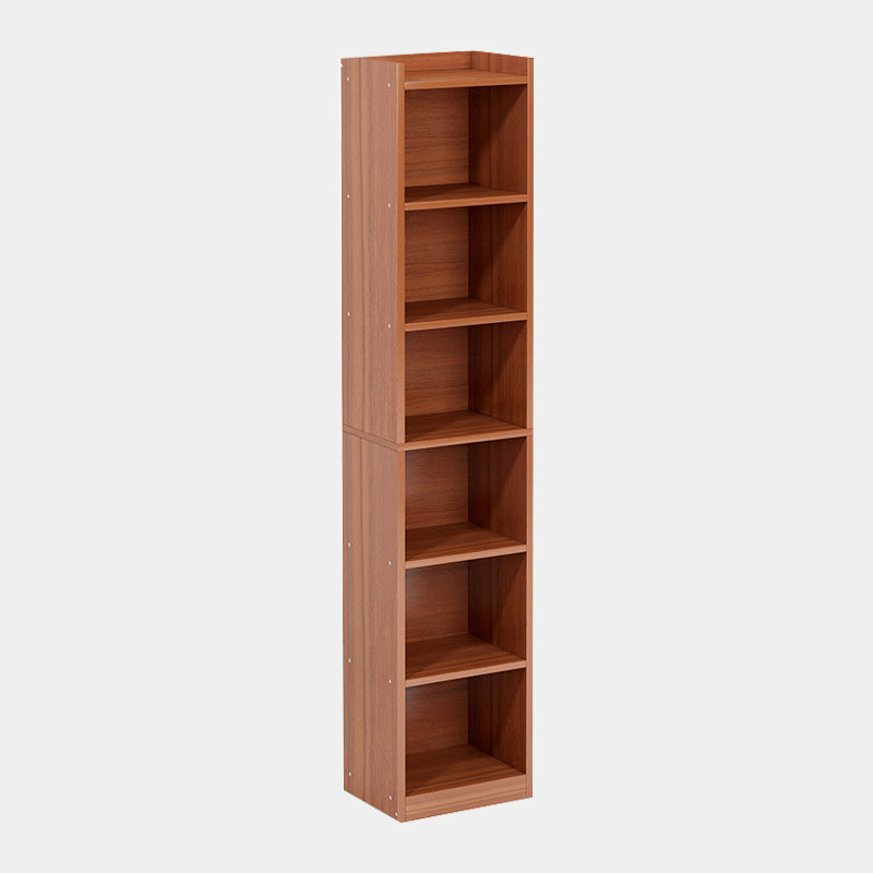 Wooden Bookcase Modern Minimalist Home Study Corner Rectangular Bookshelf