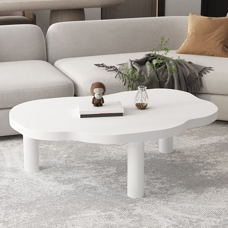 Nordic Style Free Shape Solid Wood 3 Legs Base Design Coffee Table