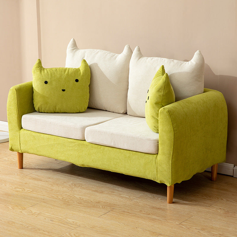Contemporary Tuxedo Arm Sofa Washable Standard Sofa for Living Room, Apartment