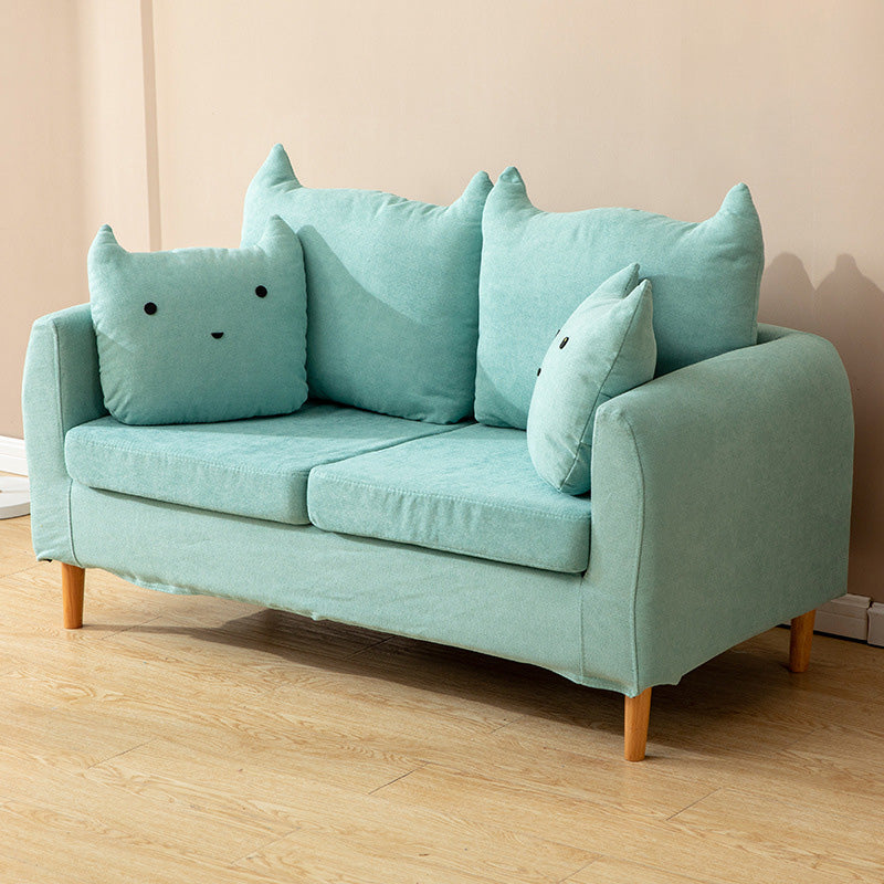 Contemporary Tuxedo Arm Sofa Washable Standard Sofa for Living Room, Apartment