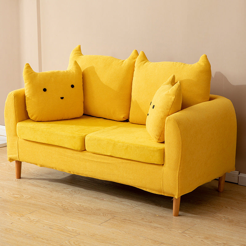 Contemporary Tuxedo Arm Sofa Washable Standard Sofa for Living Room, Apartment