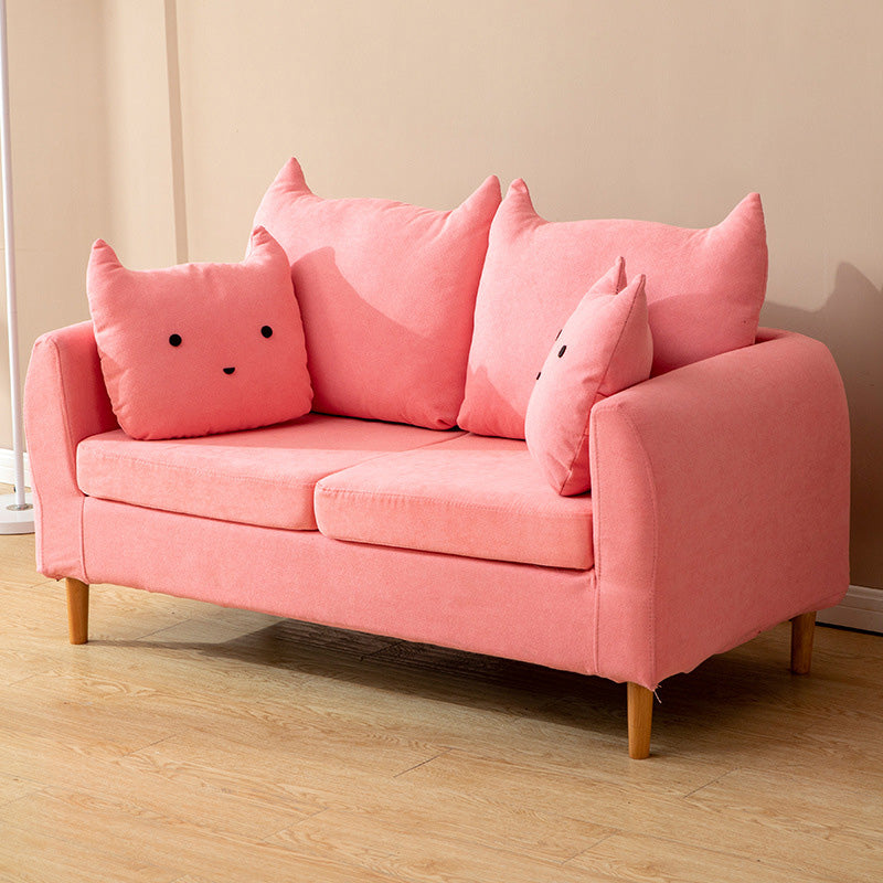 Contemporary Tuxedo Arm Sofa Washable Standard Sofa for Living Room, Apartment