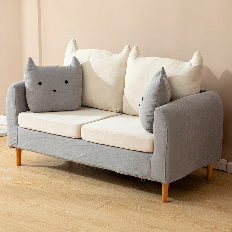 Contemporary Tuxedo Arm Sofa Washable Standard Sofa for Living Room, Apartment