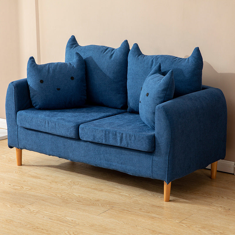 Contemporary Tuxedo Arm Sofa Washable Standard Sofa for Living Room, Apartment