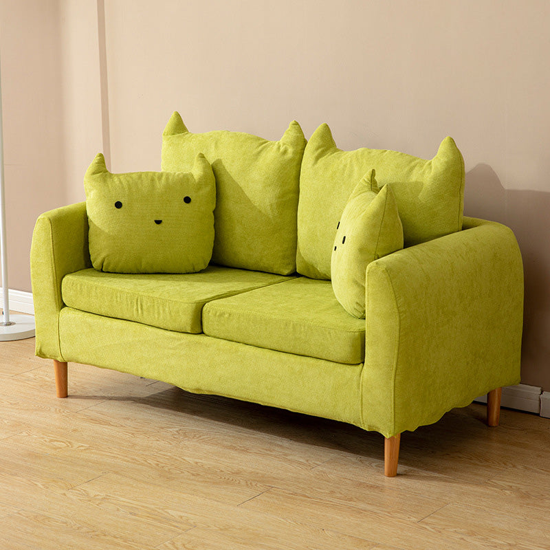 Contemporary Tuxedo Arm Sofa Washable Standard Sofa for Living Room, Apartment