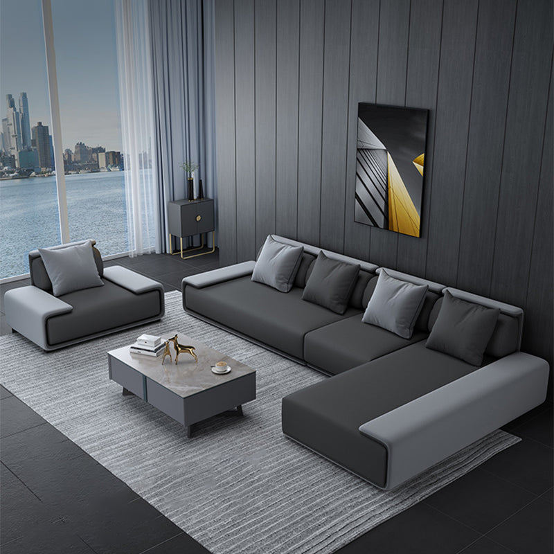 Armless Sofa 35.43" D x 27.55" H Standard Sofa with Pillow for Living Room