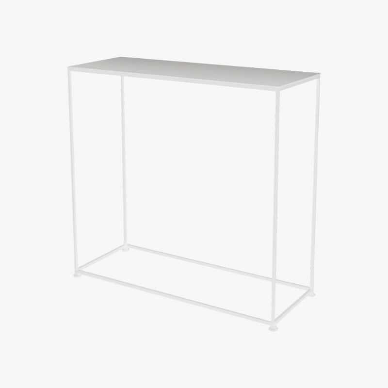 Contemporary Hall Metal Console Table Rectangle Frame Console Accent Table