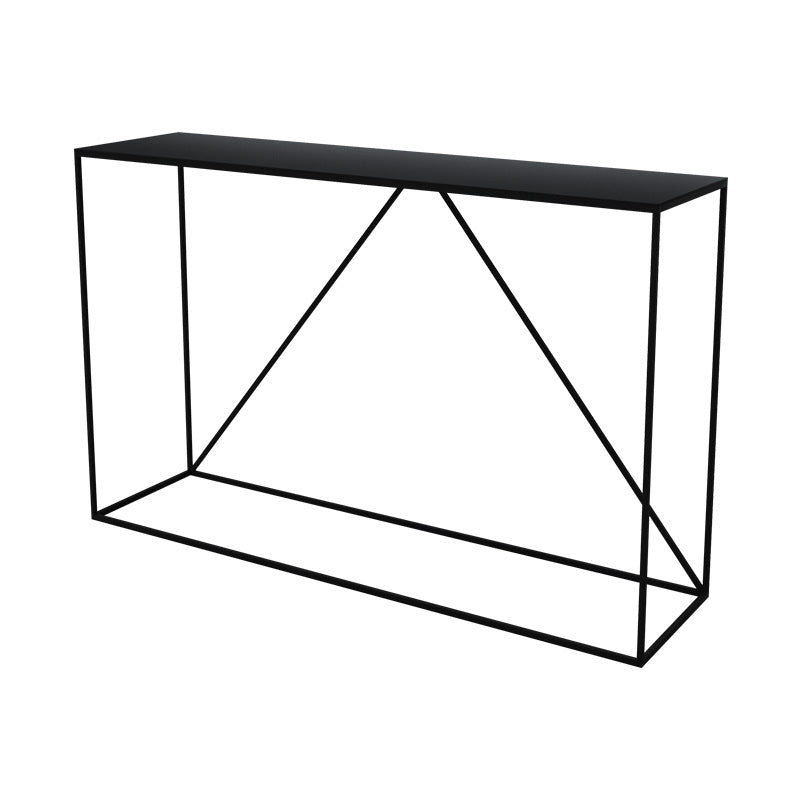 Contemporary Hall Metal Console Table Rectangle Frame Console Accent Table