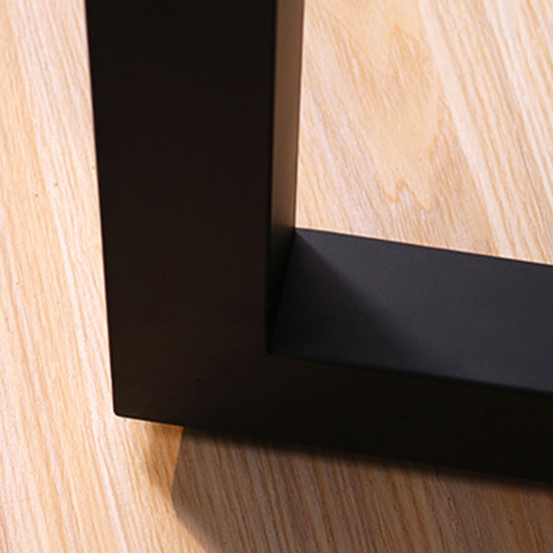 11.8" Wide Solid Wood Bench Natural Dining Bench Wood with Metal Legs