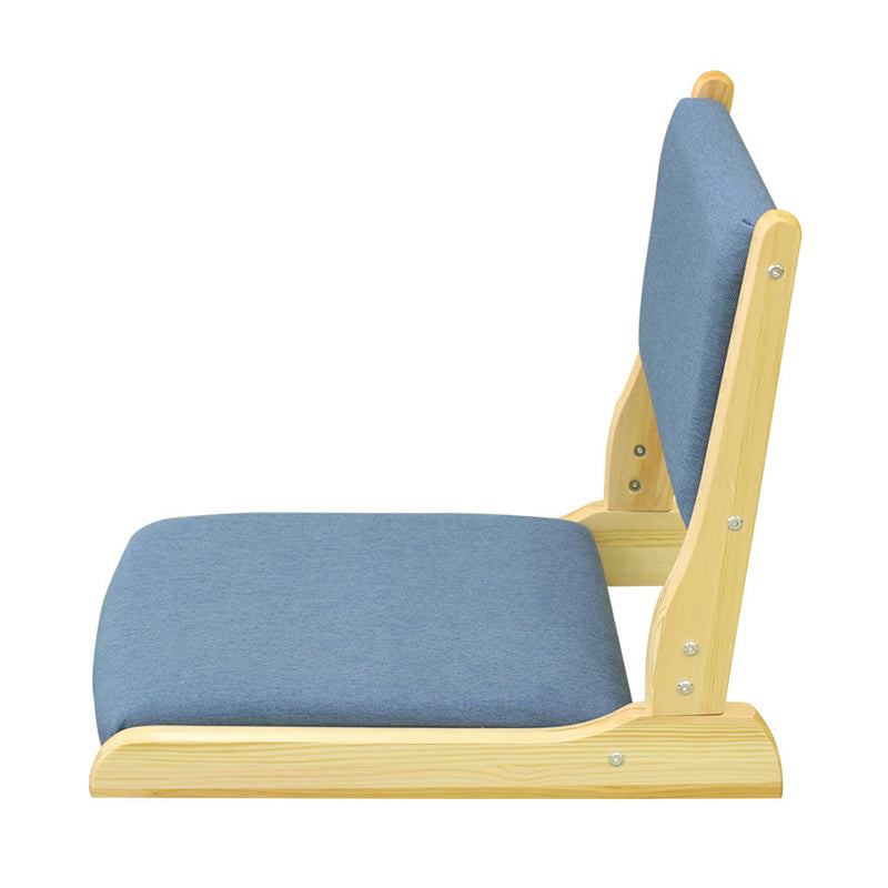 Linen Armless Chair16.9"L x 20.8"W x 18.1"H Solid Wood Frame Chair