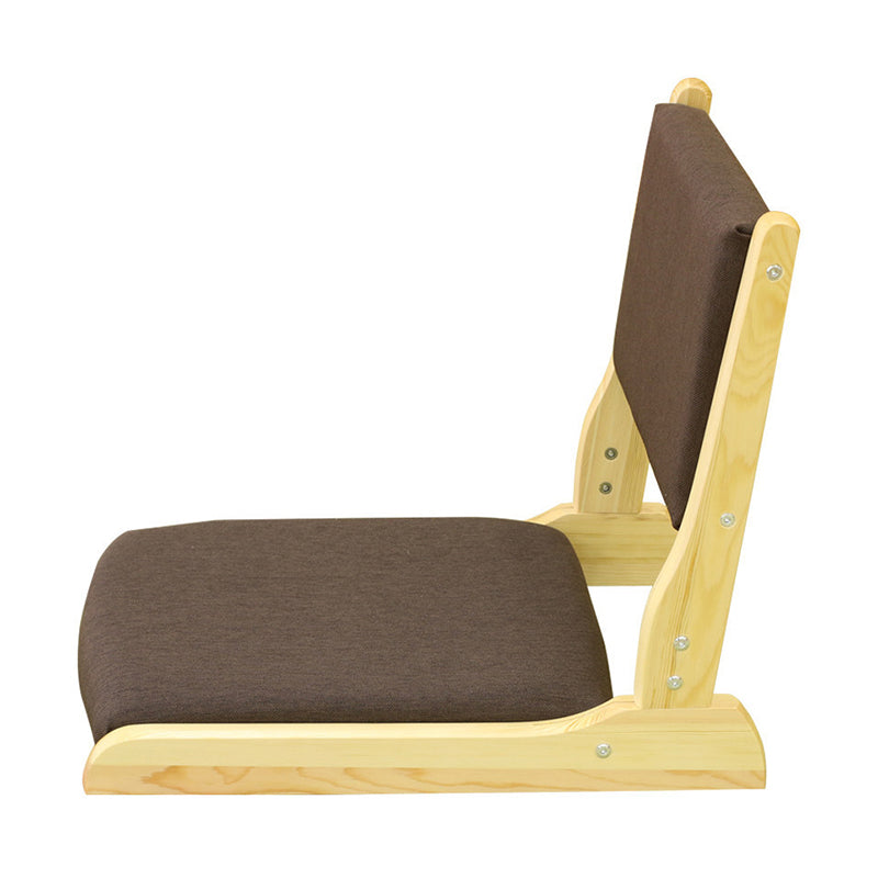 Linen Armless Chair16.9"L x 20.8"W x 18.1"H Solid Wood Frame Chair