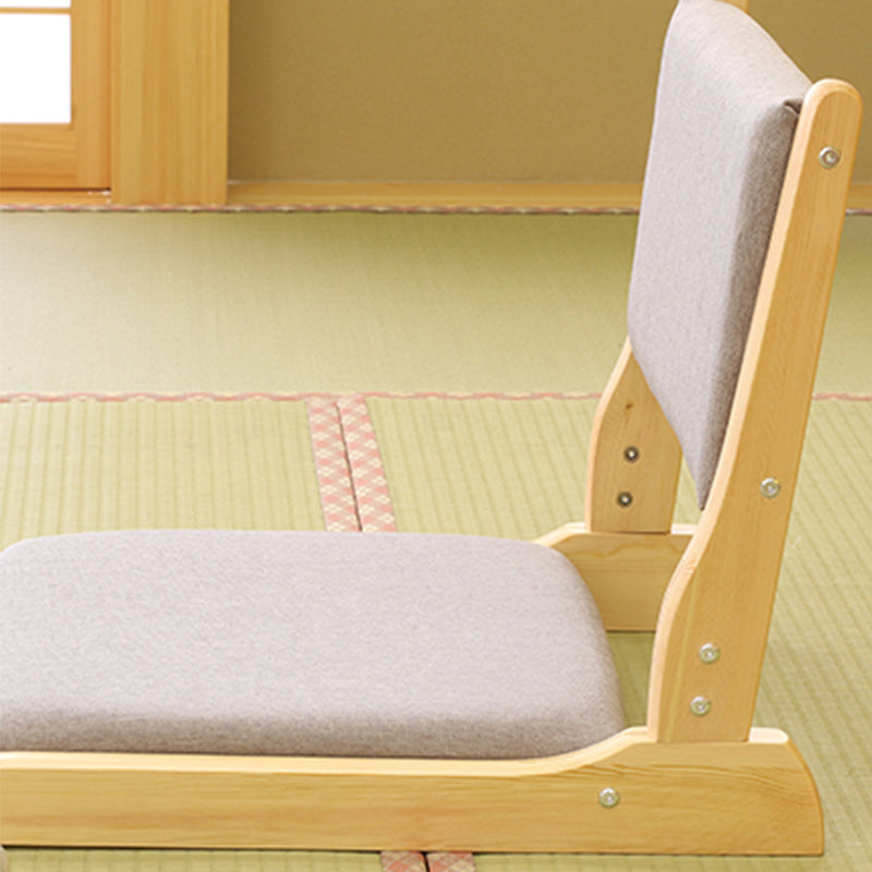 Linen Armless Chair16.9"L x 20.8"W x 18.1"H Solid Wood Frame Chair