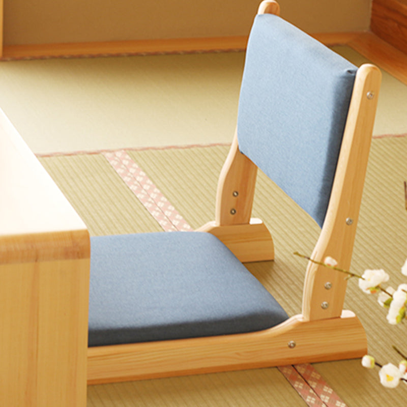 Linen Armless Chair16.9"L x 20.8"W x 18.1"H Solid Wood Frame Chair