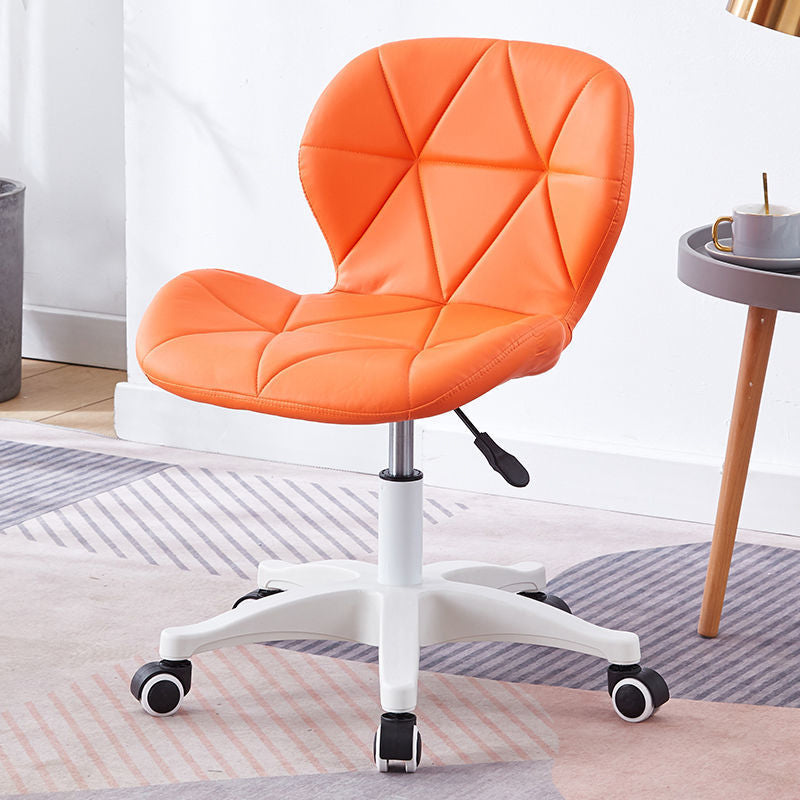 Armless Chair22.4" L x18.5"W x25.9H" Swivel Wheels Chair for Living Room