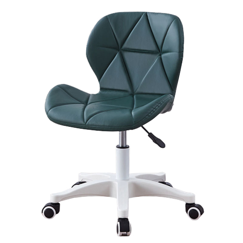 Armless Chair22.4" L x18.5"W x25.9H" Swivel Wheels Chair for Living Room